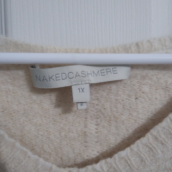 Naked Cashmere Cream Colored Cropped Sweater - Picture 2 of 6